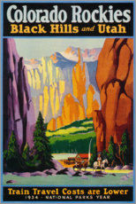 Poster Colorado Rockies (English)