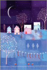 Poster Winter night