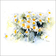 Poster Chamomile bouquet