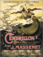 Poster  Jules Massenet, Cinderella (French) - Émile Bertrand