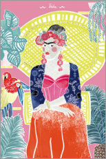 Självhäftande poster  Flower Frida - Merle Schewe