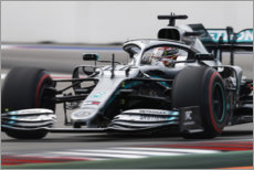 Poster  Lewis Hamilton, Mercedes AMG, Sochi Autodrom 2019