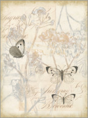 Poster Vintage butterflies