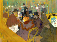 Galleritryck  At the cabaret - Henri de Toulouse-Lautrec