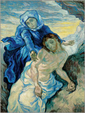 Poster  Pietà - Vincent van Gogh