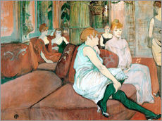 Galleritryck  Au Salon de la rue des Moulins - Henri de Toulouse-Lautrec