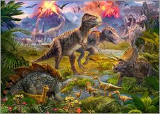Självhäftande poster  Dinosaurier - Jan Patrik Krasny