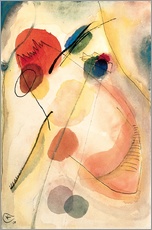Självhäftande poster  Utan titel (nr. 24), 1916 - Wassily Kandinsky