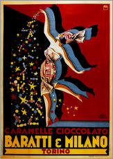 Självhäftande poster  Baratti &amp; Milano - Vintage Advertising Collection