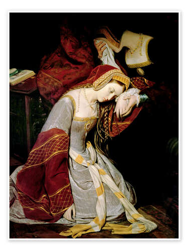 Poster Anne Boleyn in the tower