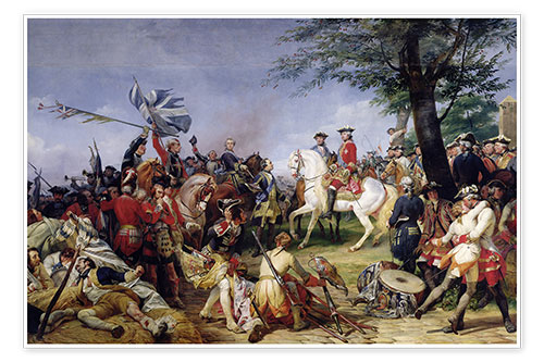 Poster The Battle of Fontenoy