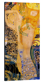 Aluminiumtavla  Water snakes I - Gustav Klimt