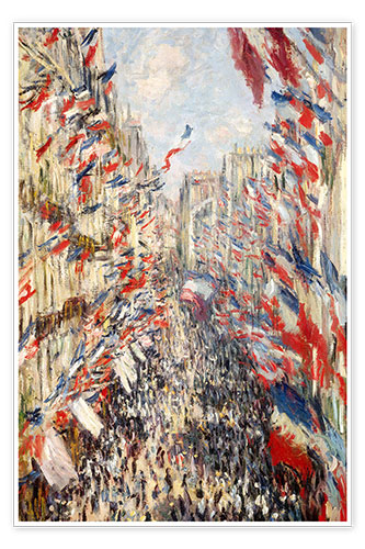 Poster Rue Montorgueil, celebrations June 30