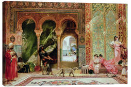 Canvastavla  A Royal Palace in Morocco - Benjamin Constant