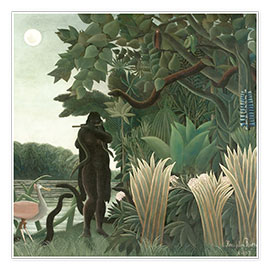 Poster  Ormtjuserskan - Henri Rousseau