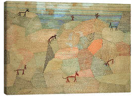 Canvastavla  Landscape with Donkeys - Paul Klee