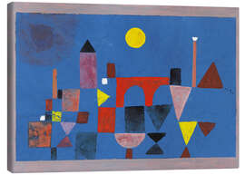 Canvastavla  Röd bro - Paul Klee