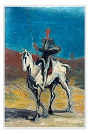 Poster  Don Quixote - Honoré Daumier
