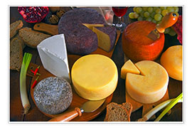 Poster  Cheese plate in Tuscany - Nico Tondini