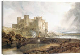 Canvastavla  Conway Castle, c.1802 - Joseph Mallord William Turner