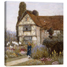 Canvastavla  Old Manor House - Helen Allingham
