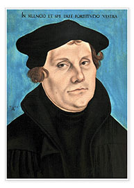 Poster  Martin Luther - Lucas Cranach d.Ä.