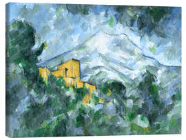 Canvastavla  Mont Sainte-Victoire and Château Noir - Paul Cézanne
