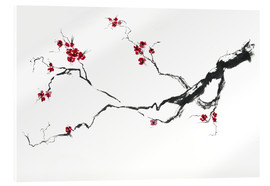 Akrylglastavla  Cherry blossom - Jitka Krause