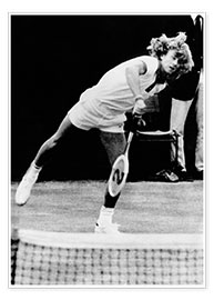 Poster  Bjorn Borg at Wimbledon, 1974