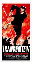 Poster FRANKENSTEIN, Boris Karloff, 1931