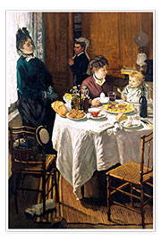 Poster  The Breakfast - Claude Monet