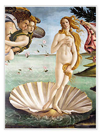 Poster  Venus födelse (detalj) - Sandro Botticelli