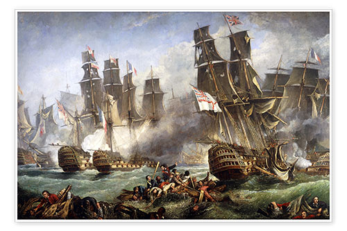 Poster Slaget vid Trafalgar