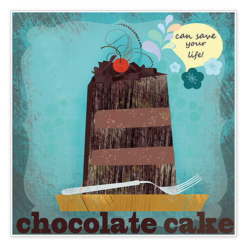 Poster Chocolate cake