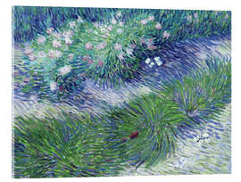Akrylglastavla  Butterflies and Flowers - Vincent van Gogh