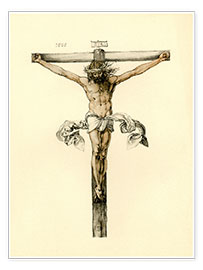 Poster  Christ on Cross - Albrecht Dürer