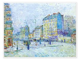 Poster  Boulevard de Clichy - Vincent van Gogh