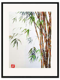 Inramat konsttryck  Bamboo - Brigitte Dürr