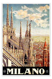 Poster Italy - Milan
