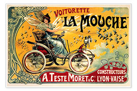Poster  Voiturette La Mouche - Vintage Advertising Collection