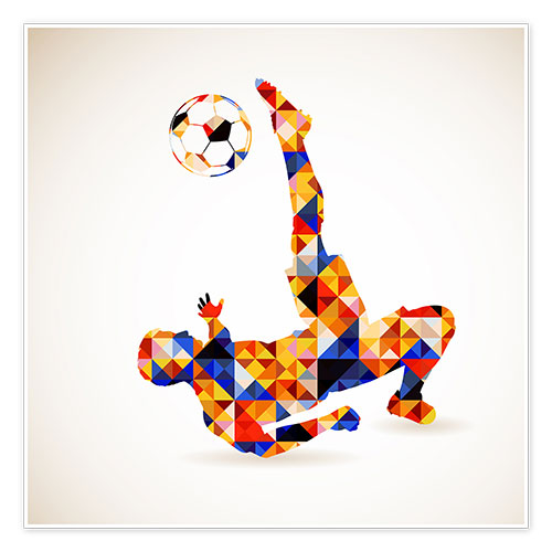 Poster Soccer concept
