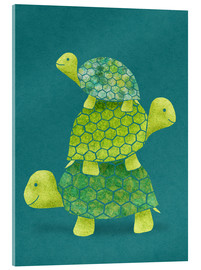 Akrylglastavla  Turtle Stack - Lindsey Rounbehler