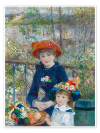 Poster  Två systrar - Pierre-Auguste Renoir
