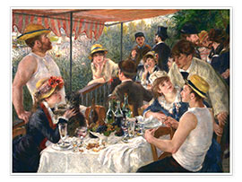 Poster  Roddarnas frukost - Pierre-Auguste Renoir