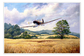 Poster British Supermarine Spitfire MK1