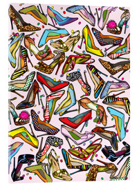 Akrylglastavla  Shoe Crazy - Lewis T. Johnson
