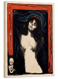 Trätavla  Madonna - Edvard Munch