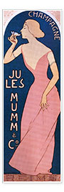 Poster  Realier Dumas Champagne ju les Mumm - Maurice Realier-Dumas