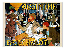 Poster  Absinthe Berthelot - Henri Thiriet