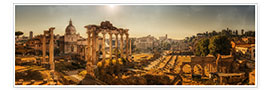Poster Rome roman forum
